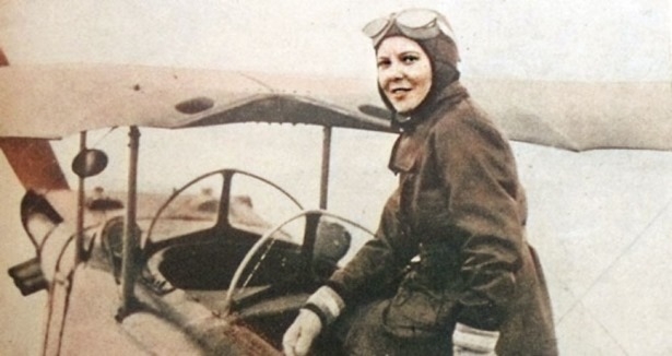 Dünyanın İlk Qadın Savaş Pilotu!